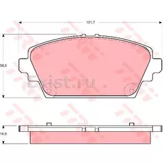 Колодки тормозные Nissan GDB3291 Передние