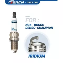 Свеча зажигания иридиевая TORCH K7RIU (1 шт.) - AUDI A3, A4, A6 / VW PASSAT, POLO, TIGUAN (аналог DENSO IK22)