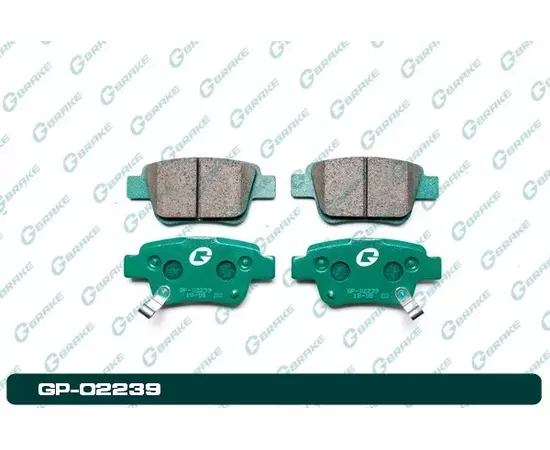 Колодки тормозные Gbrake GP02239