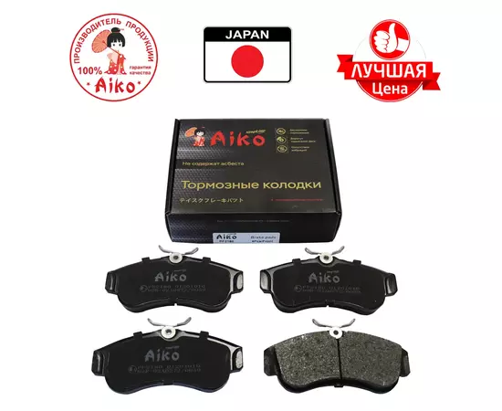Тормозные колодки передние NISSAN Almera (2000-2006) Aiko PF2180